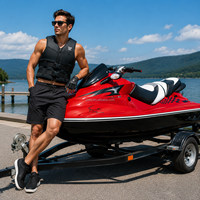 Jet ski de luxe 1300cc, bateau à moteur personnel, bateau rapide pour adultes, sports nautiques, loisirs et location de plage