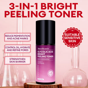 Canlı GLAMOUR glikolik asit 4 adet Set Toner + Serum + gündüz kremi + gece kremi içerir - Product Image 4