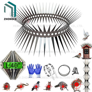 นกหนามแหลมทำจากสแตนเลสสำหรับใช้ในสวนต้นไม้ภายนอกสำหรับหนูแมว - Product Image 3