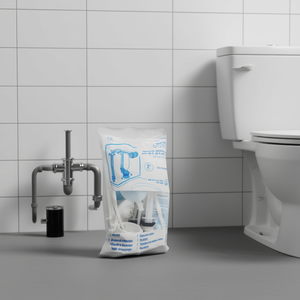 Kit d'accessoires pour réservoir de toilettes Foset VW-356 économique avec mécanisme de chasse d'eau simple, construction en plastique, design minimaliste, garantie de 3 ans - Product Image 2