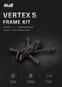 <span class=keywords><strong>Plaque</strong></span> latérale à dégagement rapide pour cadre FPV Axisflying VERTEX 5, cadre en fibre de carbone T700 de 5 pouces pour la course et le freestyle - Product Image 5