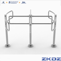 Barrière manuelle en métal pour magasin de détail, supermarché, caisse électronique, portillon pivotant, tourniquet