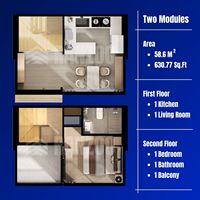 Casa modular SIP de eficiencia energética con interiores personalizables Casa modular SIP