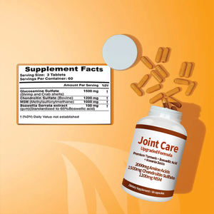 高強度食品グレードハーブエキスグルコサミンコンドロイチン野生関節ケアカプセルボトル入り-最適な関節の健康のために - Product Image 2