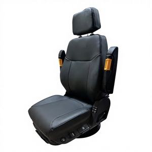 Siège à suspension mécanique robuste avec support lombaire pneumatique - Convient aux tracteurs, excavateurs, bulldozers - Product Image 5