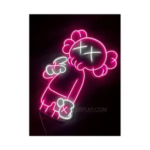 Good Vibes Rgb Farbwechsel Seil Licht Oem Led Flex Neon Aluminium Verbund platte für Shop Party Dekoration