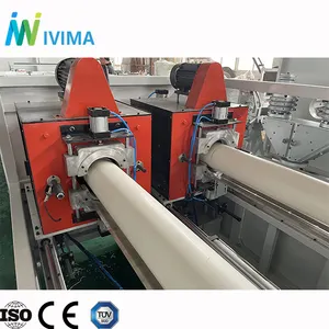Hocheffiziente 2-Hohlstellen-PVC-UPVC-Pippe-Extrusionsmaschine Produktionslinie für die PVC-Rohrherstellung