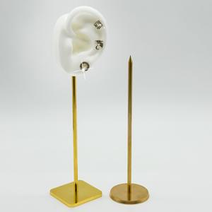 Modèle d'oreille humaine anatomique en silicone souple pour l'enseignement, le nettoyage des oreilles, les fournitures médicales, les boucles d'oreilles et les écouteurs - Product Image 3
