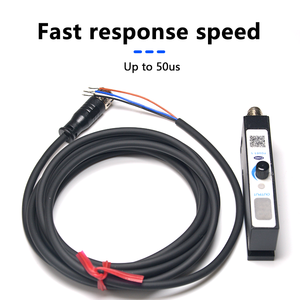 FGU03-<span class=keywords><strong>S</strong></span> M8 4PIN 10-30VDC yuvası tipi fotoelektrik şeffaf olmayan alüminyum alaşımlı etiket sensörü - Product Image 5