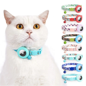 Venta al por mayor personalizado desmontable y ajustable de seguridad de nylon reflectante mascota gato collar cadena <span class=keywords><strong>GPS</strong></span> Finder anti pérdida Locatio - Product Image 1