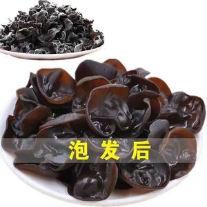 Patrón de alimentos secos y frescos de hongo negro con <span class=keywords><strong>sabor</strong></span> seco empaquetado en una bolsa - Product Image 2