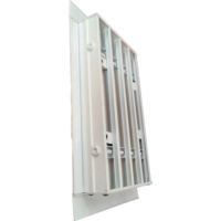 Grille de ventilation carrée amovible en aluminium moderne pour retour d'air au plafond