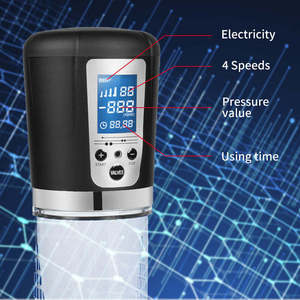 Dispositivo de masturbación masculina Smart Airplane Cup con pantalla Lcd Producto eléctrico de carga de batería - Product Image 3