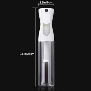 10oz 300ml Hair Cleaning Water Spray <b>Bottle</b> White Black Plastic Pump Aerosol Trigger Sprayer Screen Printed Recyclable Cosmetic - Product Image 2