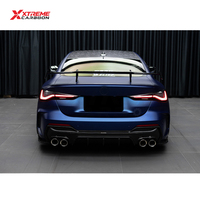 Difusor Trasero de Fibra de Carbono XTREME, Difusor Inferior con Divisores Laterales para BMW G22 G23 420i 430i M440i