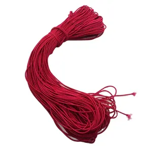 Promotional Various Durable Using Custom Colors 2mm 3mm Round Elastic Bungee Cord Stretch Rope