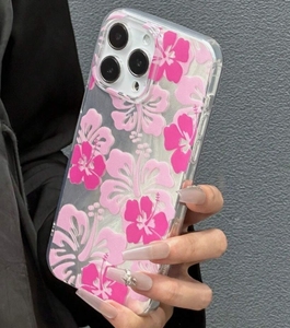 2025 nuova custodia per telefono con fiore <span class=keywords><strong>rosa</strong></span> grande per <span class=keywords><strong>iPhone</strong></span> 16 15 <span class=keywords><strong>Pro</strong></span> <span class=keywords><strong>Max</strong></span> 14 <span class=keywords><strong>13</strong></span> 12 11 filato di piume lucido IMD <span class=keywords><strong>Cover</strong></span> per cellulare antiurto - Product Image 2