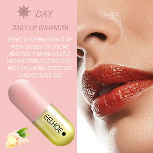 2 uds. De suero labial formulado con ingredientes seguros, líquido hidratante brillante para labios, brillo extremo, potenciador de labios regordete de día y de noche - Product Image 4