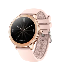 2022圆形智能手表V33腕带女男ip68防水触摸显示器智能手链reloj智能手表sm
