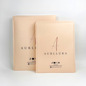 Sobre de correo acolchado con burbujas de <span class=keywords><strong>precio</strong></span> al por mayor, <span class=keywords><strong>precio</strong></span> competitivo, logotipo impreso personalizado, correo de burbujas beige para embalaje de cosméticos - Product Image 6