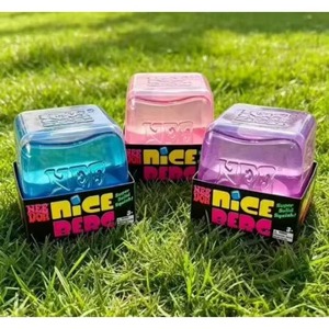 Needoh 8.5cm Jumbo Glitter Ice Cube Square High-Density Slow-Rising Maltose-Filled Sensory Fidget Tool - Product Image 6