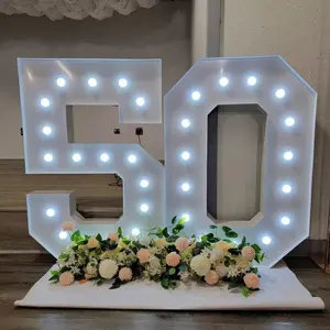 Customizable Holiday Party 3D Marquee Letters Light Up Marquee Letters For Sale Led Bulb Letters Customizable Holiday Party 3D