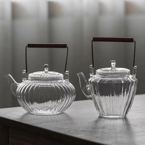 Hot Sale Classic Diamond Shape High Borosilicate Glass Eco-Friendly Water Kettle Heat Resistant Set for Home Use - Product Image 6