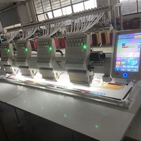 Machine à broder industrielle entièrement automatique à 6 aiguilles et 6 têtes, prix d'usine