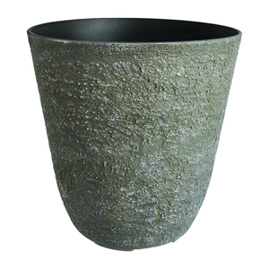 Macetas al aire libre <span class=keywords><strong>para</strong></span> plantas <span class=keywords><strong>de</strong></span> árbol, con acabado <span class=keywords><strong>de</strong></span> <span class=keywords><strong>piedra</strong></span> plástica reciclada, extragrande, venta al por mayor - Product Image 3