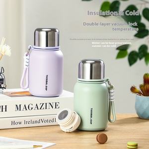 Nouvelle thermos en acier inoxydable 316 à haute valeur chromatique, portable, pour l'extérieur, avec séparation du <span class=keywords><strong>thé</strong></span>, petite tasse avec couvercle, design classique, pour femmes - Product Image 3