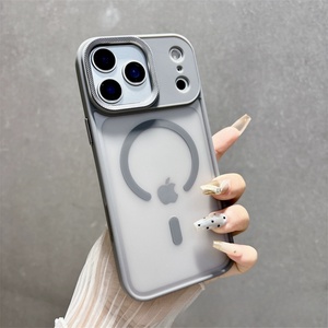 เคสโทรศัพท์กันกระแทกแม่เหล็กสุดหรู พร้อมเลนส์ป้องกันกล้อง สำหรับ iPhone 12 13 14 15 16 17 Pro air เคสแม่เหล็กกันกระแทก - Product Image 3