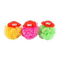Nouveau design Bath Soft Mesh Sponge Shower Baby Mesh Pouf fournir des échantillons en temps opportun et avec précision gratuitement