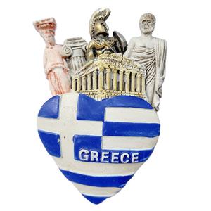 Aimant de réfrigérateur personnalisé grec <span class=keywords><strong>mer</strong></span> <span class=keywords><strong>Égée</strong></span> île de Santorin ville d'Oia tourisme paysage aimant de réfrigérateur 3D résine Grèce Souvenir aimant de réfrigérateur - Product Image 6