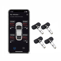 Système de surveillance de la pression des pneus Bluetooth 5.2 TPMS pour voitures/motos/camions avec prise en charge de l'application Android/iOS