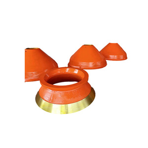 Wear Resistant Cone Crusher Spare Parts For <b>Aggregate</b> Plant High Strength Mantle And Concave - Product Image 1