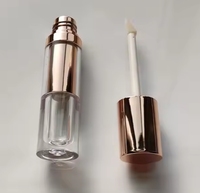 Récipient de brillant à lèvres en plastique de conception personnalisée avec bouchon à vis tube de rouge à lèvres d'emballage de cosmétiques liquides vente en gros