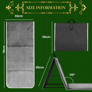 Tapis de prière Medina léger personnalisé pour <span class=keywords><strong>couple</strong></span>, couleur unie, avec support de prière islamique en bois - Product Image 4