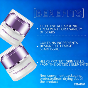 Crema OEM para el cuidado de la piel, eliminación de estrías durante el embarazo, para cicatrices abdominales y pigmentación - Product Image 5