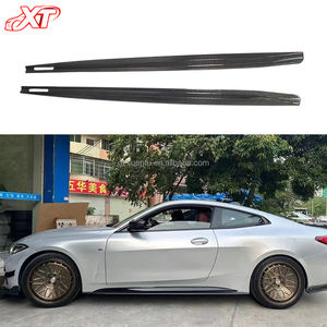 Faldas laterales de fibra de carbono estilo G22 AC para <span class=keywords><strong>BMW</strong></span> 4 Series G22 G23 <span class=keywords><strong>Coupe</strong></span> Kit de cuerpo de labio de extensión 2020 + - Product Image 1