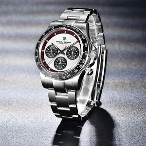 Montres de luxe à Quartz pour hommes, chronographe de sport rétro, verre saphir japonais <span class=keywords><strong>VK63</strong></span>, nouvelle collection 2022 - Product Image 3