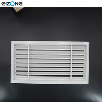Diffuseur d'air de retour en alliage d'aluminium industriel pour climatiseur de bureau Grille de plafond décorative