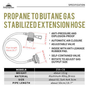 Kit <span class=keywords><strong>de</strong></span> <span class=keywords><strong>tuyau</strong></span> <span class=keywords><strong>de</strong></span> <span class=keywords><strong>gaz</strong></span> flexible, adaptateur <span class=keywords><strong>de</strong></span> <span class=keywords><strong>tuyau</strong></span> <span class=keywords><strong>de</strong></span> <span class=keywords><strong>gaz</strong></span>, rallonge en acier inoxydable, adaptateur <span class=keywords><strong>de</strong></span> rallonge <span class=keywords><strong>de</strong></span> <span class=keywords><strong>tuyau</strong></span> <span class=keywords><strong>pour</strong></span> réchaud à <span class=keywords><strong>gaz</strong></span> <span class=keywords><strong>de</strong></span> camping - Product Image 2