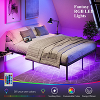 Station de Recharge LED Intelligente Portable, Pliable et Réglable Multi-Modes, Installation Facile, Antidérapante, en Acier, pour Lit, Hôtel, Appartement