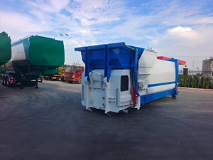 Station de compactage mobile multifonctionnelle en acier motorisée 7,5 kW pour la collecte et l'élimination des déchets industriels - Product Image 5
