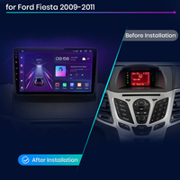 Junsun V1 İngiltere stok kablosuz CarPlay Android oto araba radyo Ford Fiesta 2009-2011 için araba kafa ünitesi navigasyon multimedya