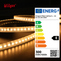 Bande lumineuse LED en silicone de qualité alimentaire, étanche IP67, haute tension 220V, découpable toutes les 10cm, CRI élevé 1700lm/m, dimmable, garantie 5 ans