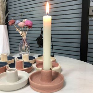 Porte-<span class=keywords><strong>bougie</strong></span> en céramique chandelier candélabres mariages centre <span class=keywords><strong>de</strong></span> <span class=keywords><strong>Table</strong></span> Centro <span class=keywords><strong>de</strong></span> Mesa porte-<span class=keywords><strong>bougie</strong></span> en céramique plaque chauffante - Product Image 4