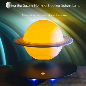 Modern 3 Colors LED Globe Desk Night <b>Light</b> Magnetic Levitation Floating Lamp for Bedroom Study Bar Counter Decor Gift - Product Image 2