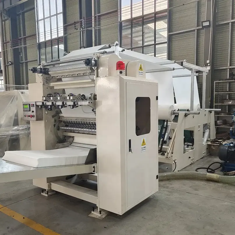 Hengxin V-Vouwweefselmachine Met Embossing Snijden Voor Fabrieken Restaurants Detailhandel En Boerderijen