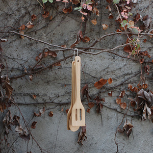 Vente en gros d'ustensiles de cuisine antiadhésifs, grattoir, spatule, casserole, cuillère, ustensiles de cuisine en bois de <span class=keywords><strong>bambou</strong></span> pour ustensiles de cuisine - Product Image 3
